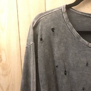 Oversized gray sweater!